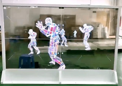 Écran transparent 55 pouces pour événement
