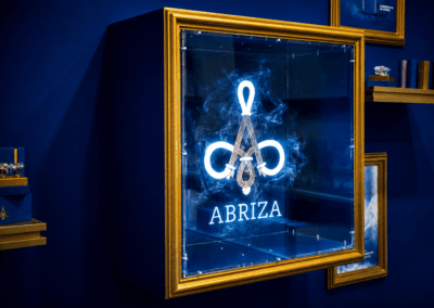 Hélices holographiques Maison Abriza