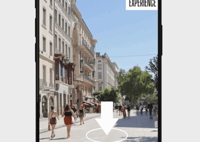 Expérience WebAR accessible sur smartphone à Lyon
